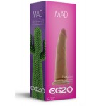 Телесный фаллоимитатор без мошонки Mad Cactus - 17,5 см.