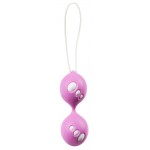 Розовые вагинальные шарики Twin Balls